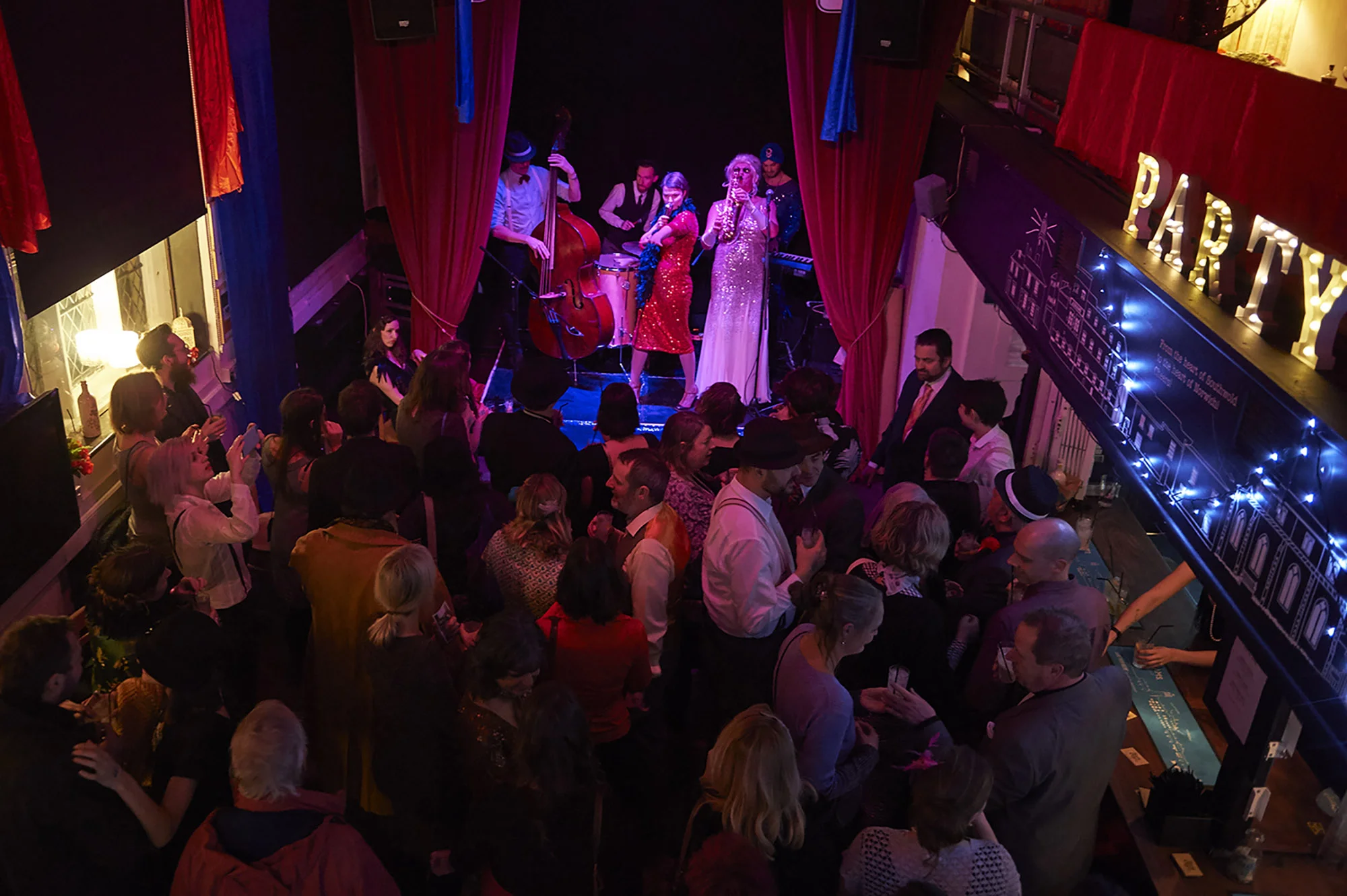Photo by Andi Sapey of singer Kimberley Moore & The Gang Stars
