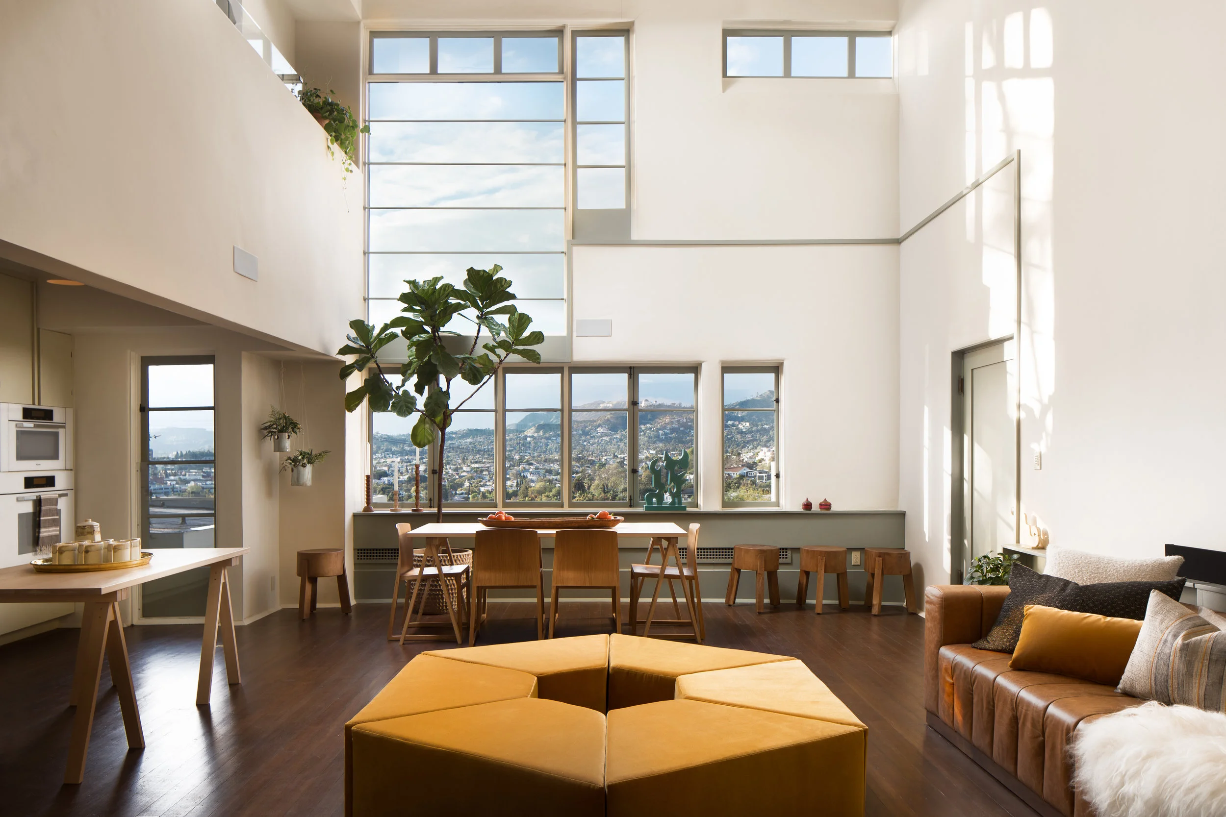The studio loft, aka Music Room, at Manola Court.