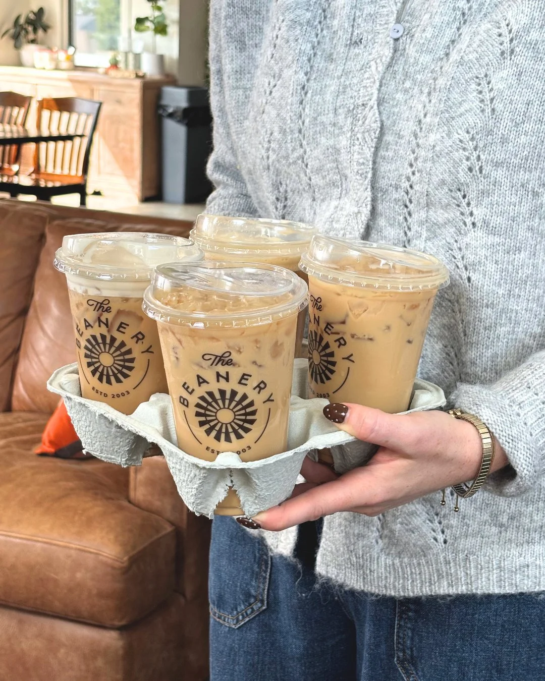 Running out the door to fuel up the crew? Never leave here empty handed, or with two of the same order!⁠
⁠
We&rsquo;ve got you covered with the cozy fall drinks and bold black coffee if you don&rsquo;t like all the extra! Something for everyone in yo