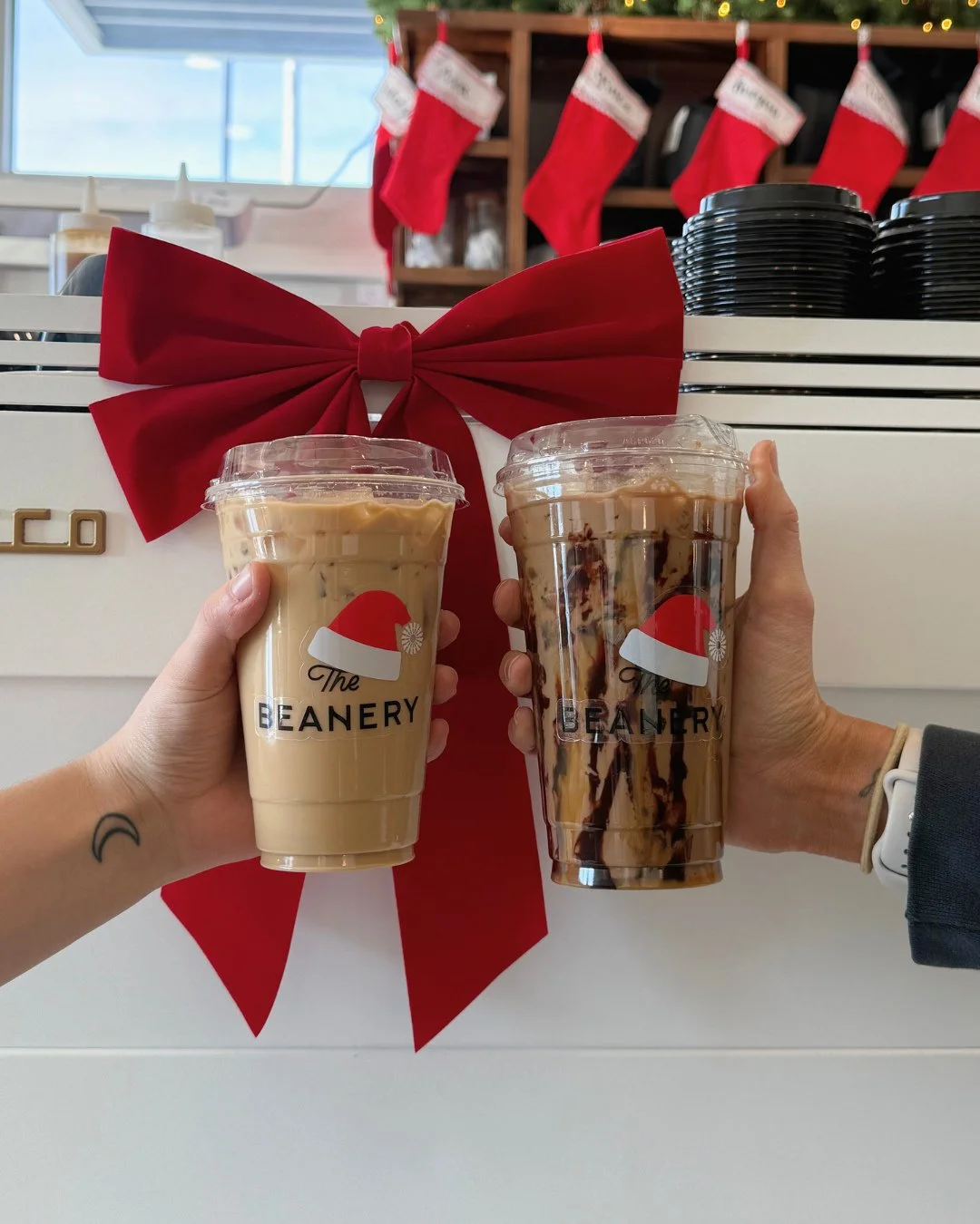 Let&rsquo;s kick off Holiday Spirit week with a bang!⁠
⁠
Enjoy $.50 OFF any drink! (kind of like a large for the price of a medium)⁠
⁠
Start the week with a little extra cheer in your cup!⁠