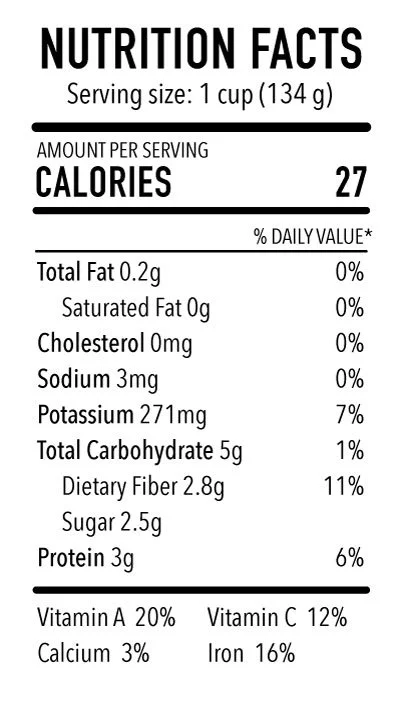 Asparagus Nutrition Alpine Fresh