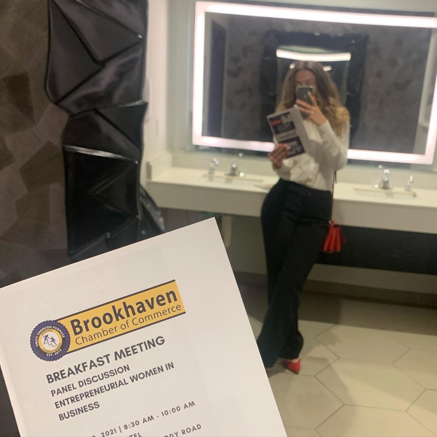 Thank you to the Brookhaven Chamber of Commerce for allowing me to be a part of your Women&rsquo;s Entrepreneurial Breakfast! 🥂

I got to engage with many women who are successful entrepreneurs, building their companies from ground up. This was a gr