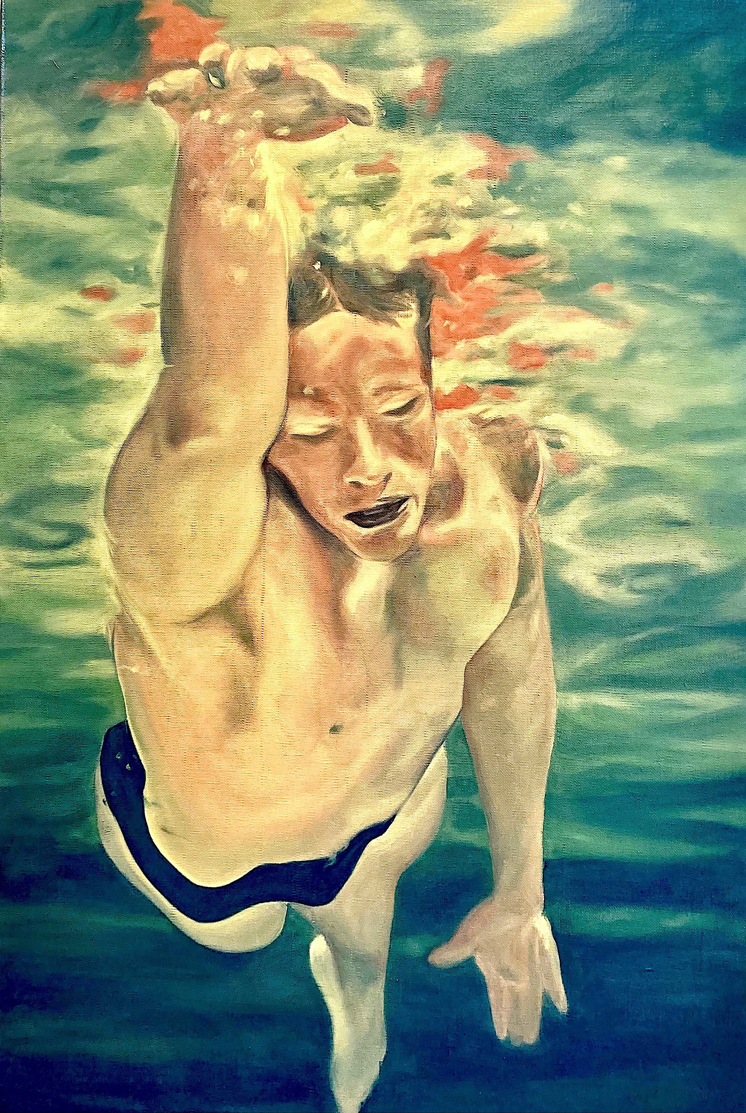 Making Waves | 90 x 60 cm | oil on canvas | 2022