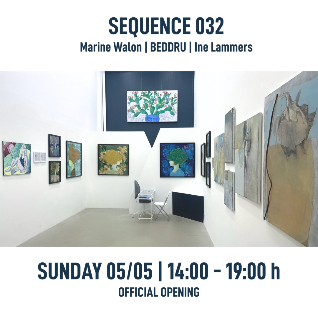 👉 Official opening this Sunday!

➡️ BEDDRU (mixed media on plexiglass, until 29/06/24)
➡️ Ine Lammers (oil on canvas, until 29/06/24)
➡️ Marine Walon (acrylic on canvas, until 11/05/24)

REGULAR OPENING HOURS: Friday and Saturday between 14:00 and 1