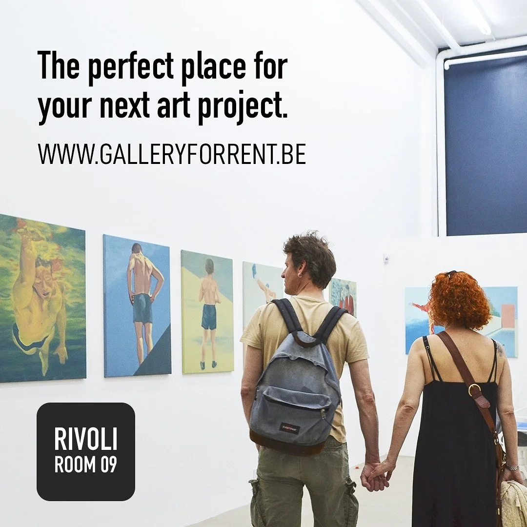 👉 The perfect space for your next art project in Rivoli Brussels!
Current occupancy
* September - October 2025: @kathleen_vanderweeen
* November - December 2025: @iuku_art
Next availability 
* January - February 2026: available for your