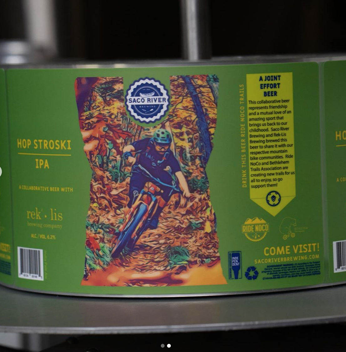 Saco River + Rek-Lis Beer Collab! 