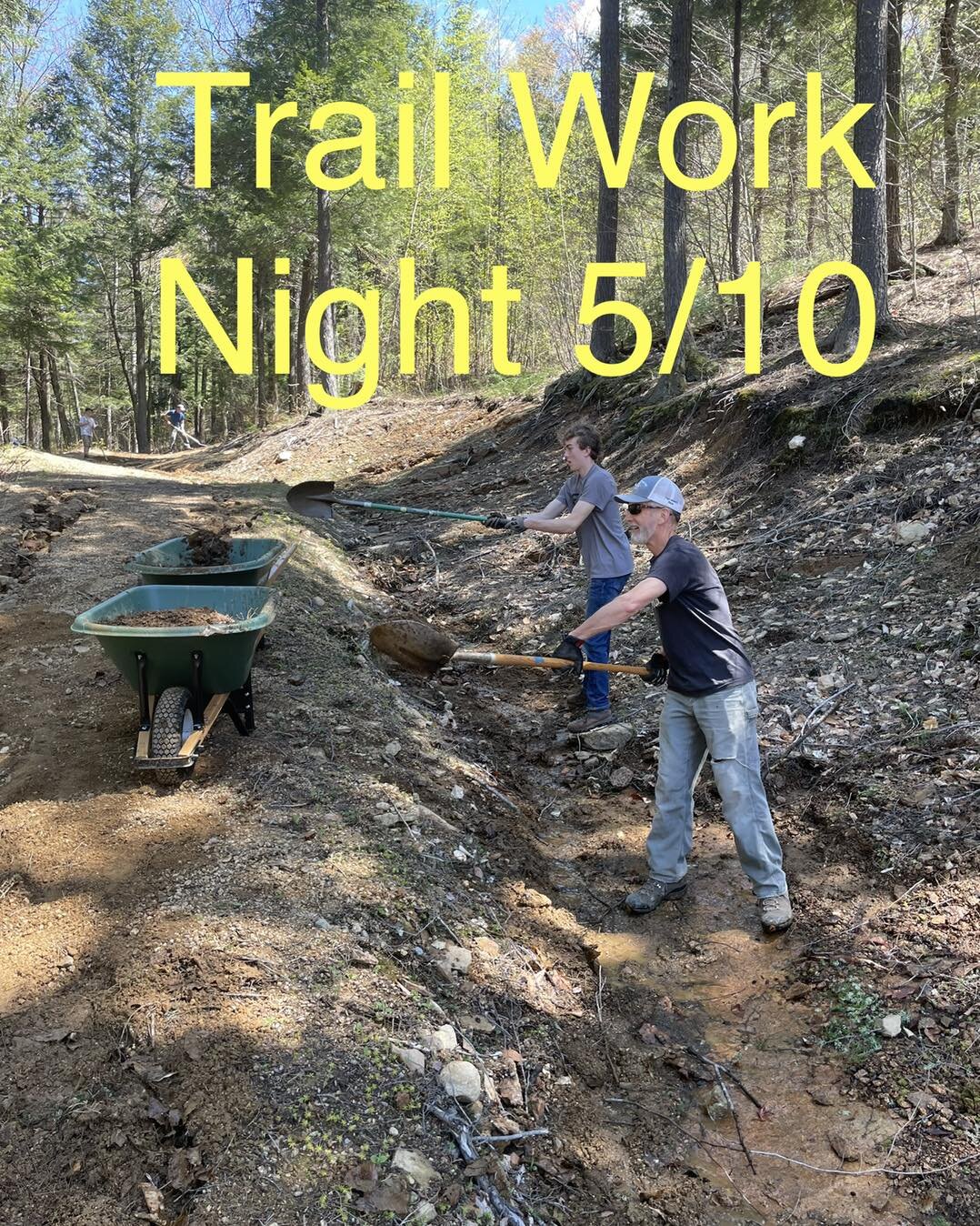 Ride NoCo is kicking off our first mid week trail work session this Wednesday 5/10 from 5:00-7:30pm. 

Ride The Whites has been generous enough to offer one free tune up(parts not included) to all volunteers who attend one or more trail work sessions