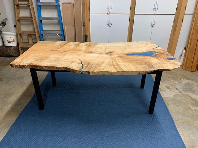 I can&rsquo;t wait to show you all the professional pictures of this table. Until that time, here are my phone pics.
.
.
.
#shibuiwood_designs #furniture #wood #woodworking #design #custom #interiordesign #natural
