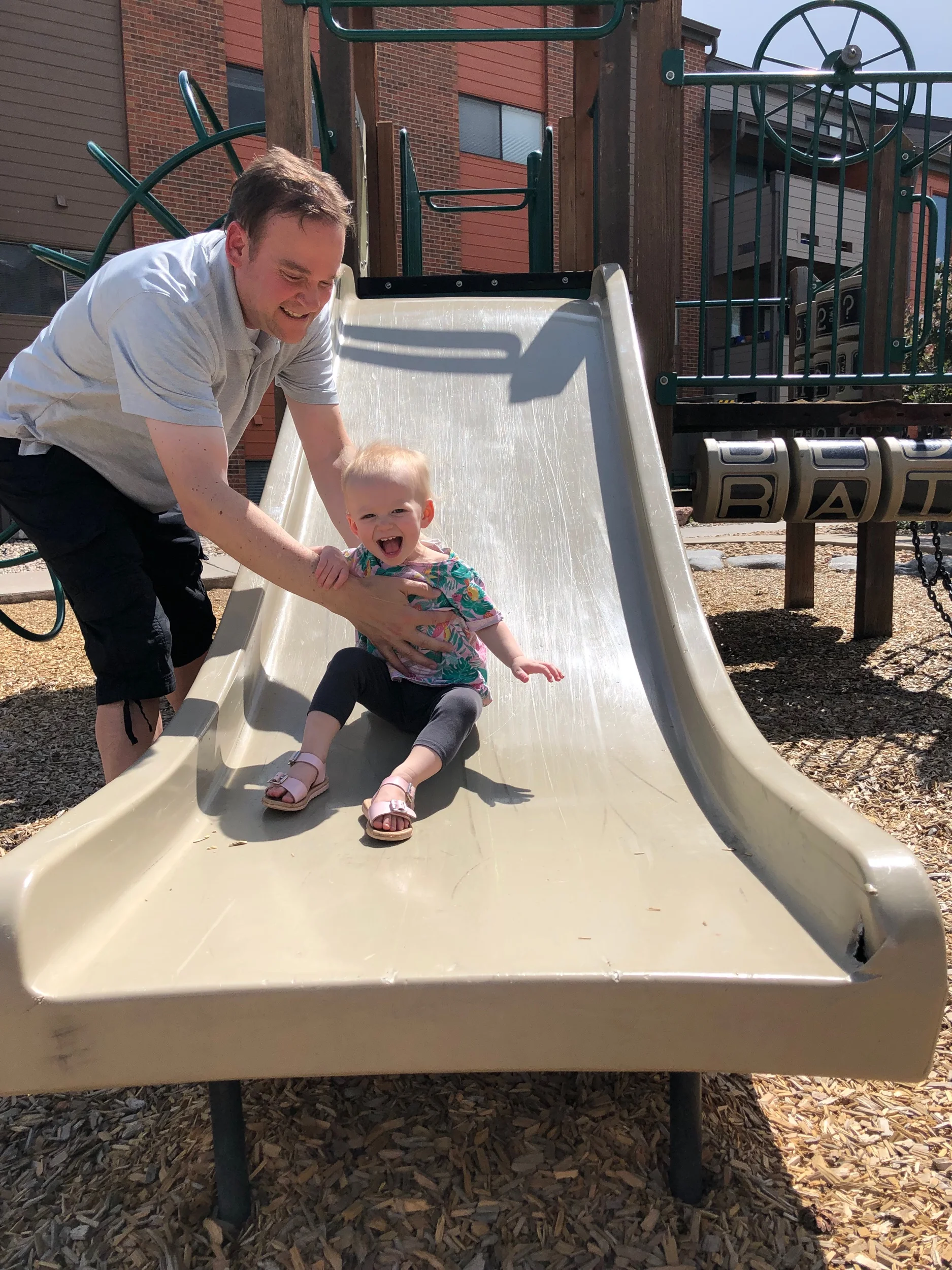 This picture was actually from last month when my parents were here because I didn’t actually get any pictures this time around. Just enjoyed the company and Von pointing out every plane she saw.