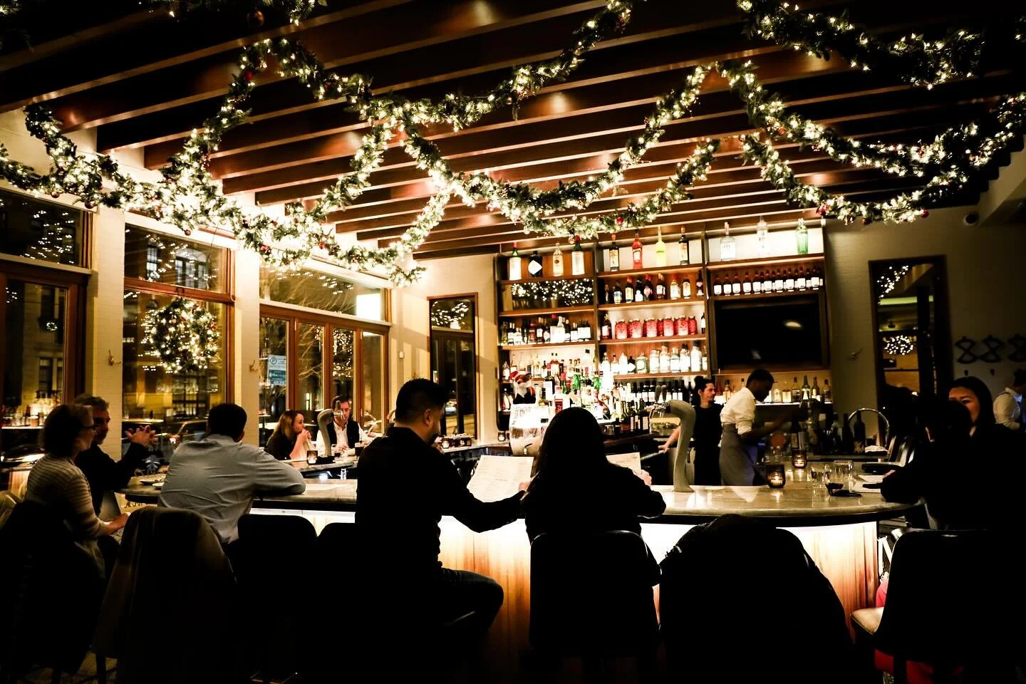 Cheers to festive nights, where lights sparkle and spirits brighten ✨🍷