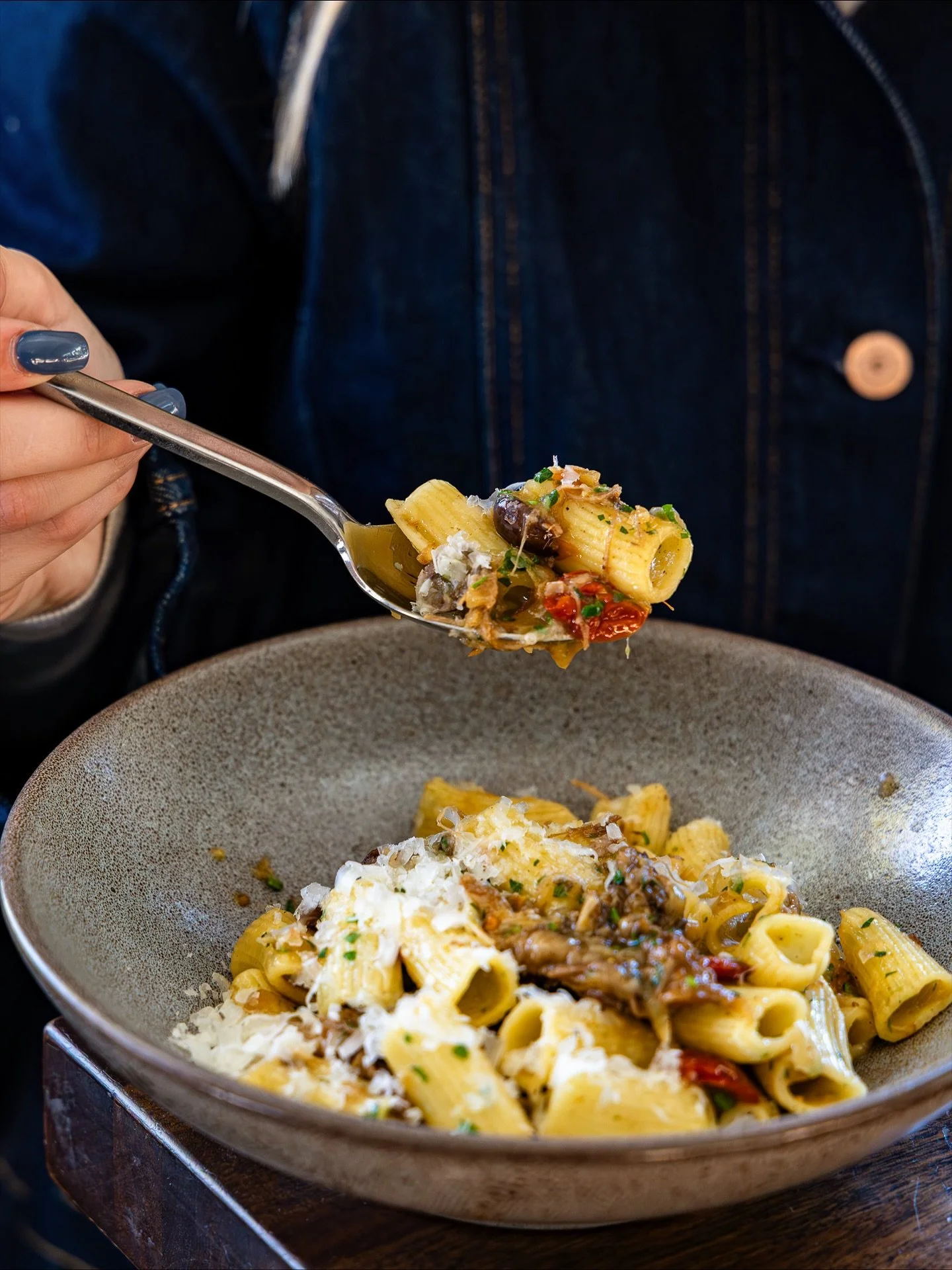 As the temps drop, our November collaboration with Chef Jason Hammel of @lulacafe brings comfort to the table &mdash; Rigatoni alla Genovese with braised lamb shank, Taggiasca olives, Meyer lemon &amp; Parmigiano Vecchio.
Supporting @luriechildrens a
