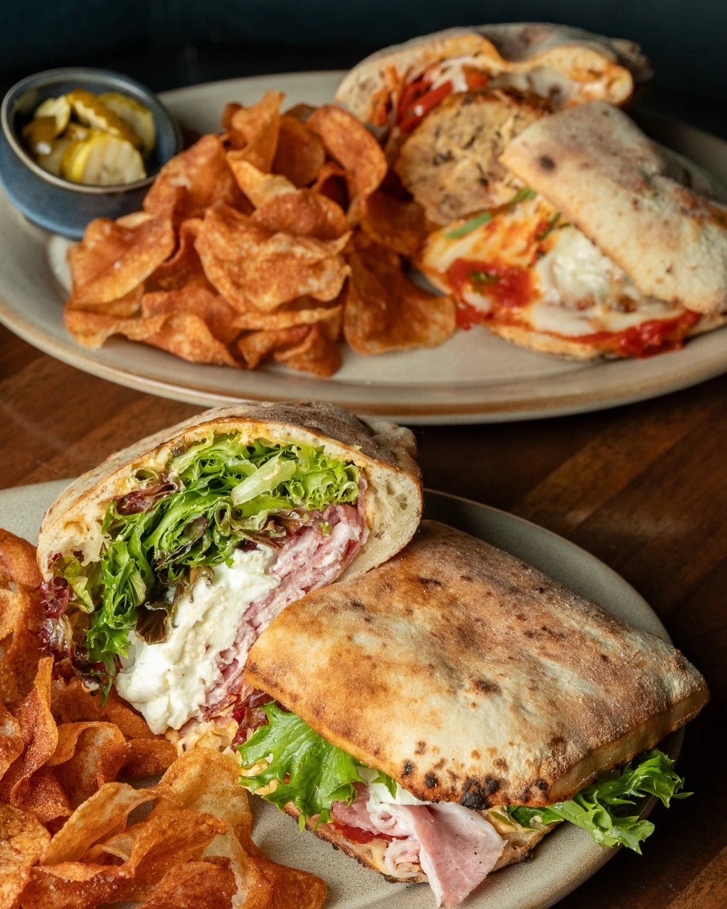 Panuzzo perfection. Two Neapolitan sandwiches, zero regrets. 🇮🇹🔥 #weekendlunch #panuzzo