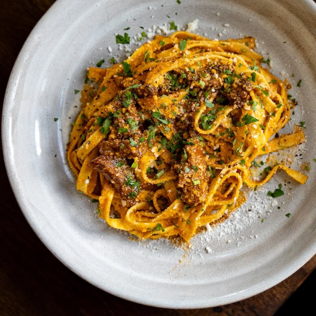 It&rsquo;s the perfect time to try this cold weather classic and January Pizza &amp; Pasta with Purpose collab from @insta.flamm 🍝 

Coda alla Vaccinara
Tagliatelle &middot; braised oxtail &middot; vino rosso &middot; pomodoro &middot; black pepper 
