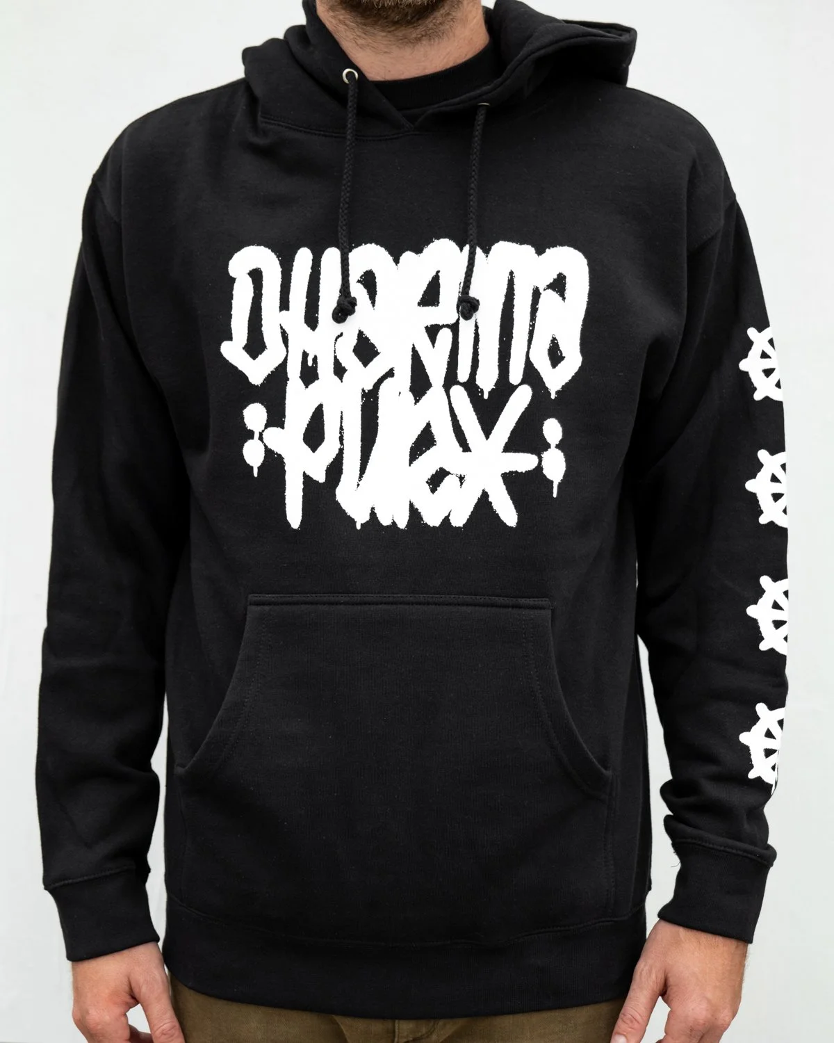 Meditate and Destroy Lightweight Zip-hooded Sweatshirt