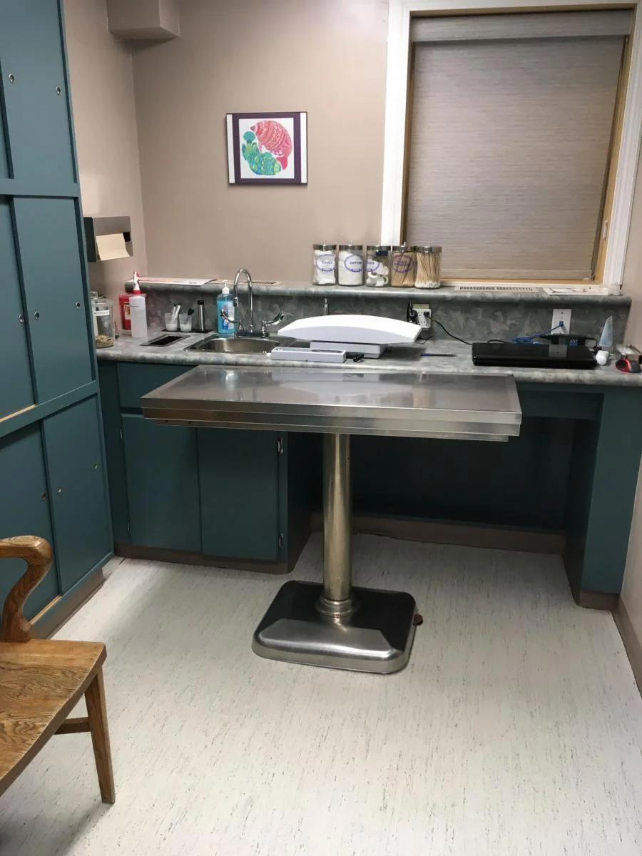  one of Animal Clinic of Regina’s exam rooms 