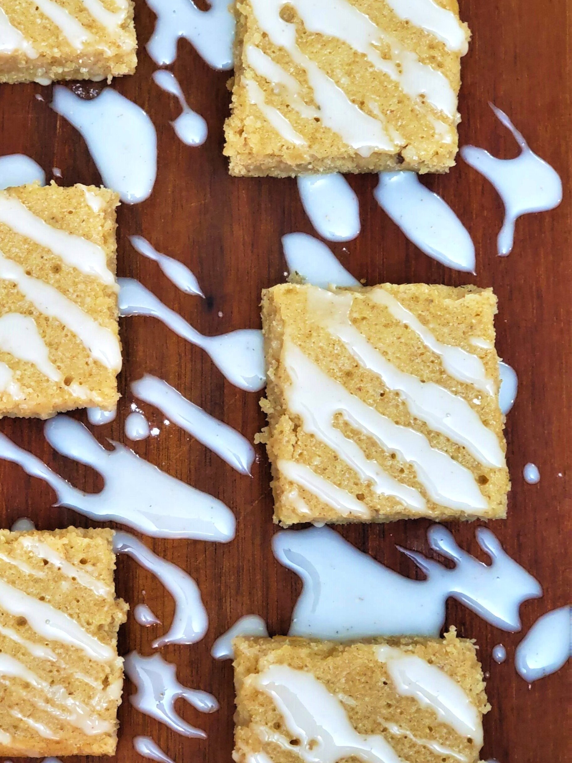 These blondies are flavourful, and not to strong with the rum factor.