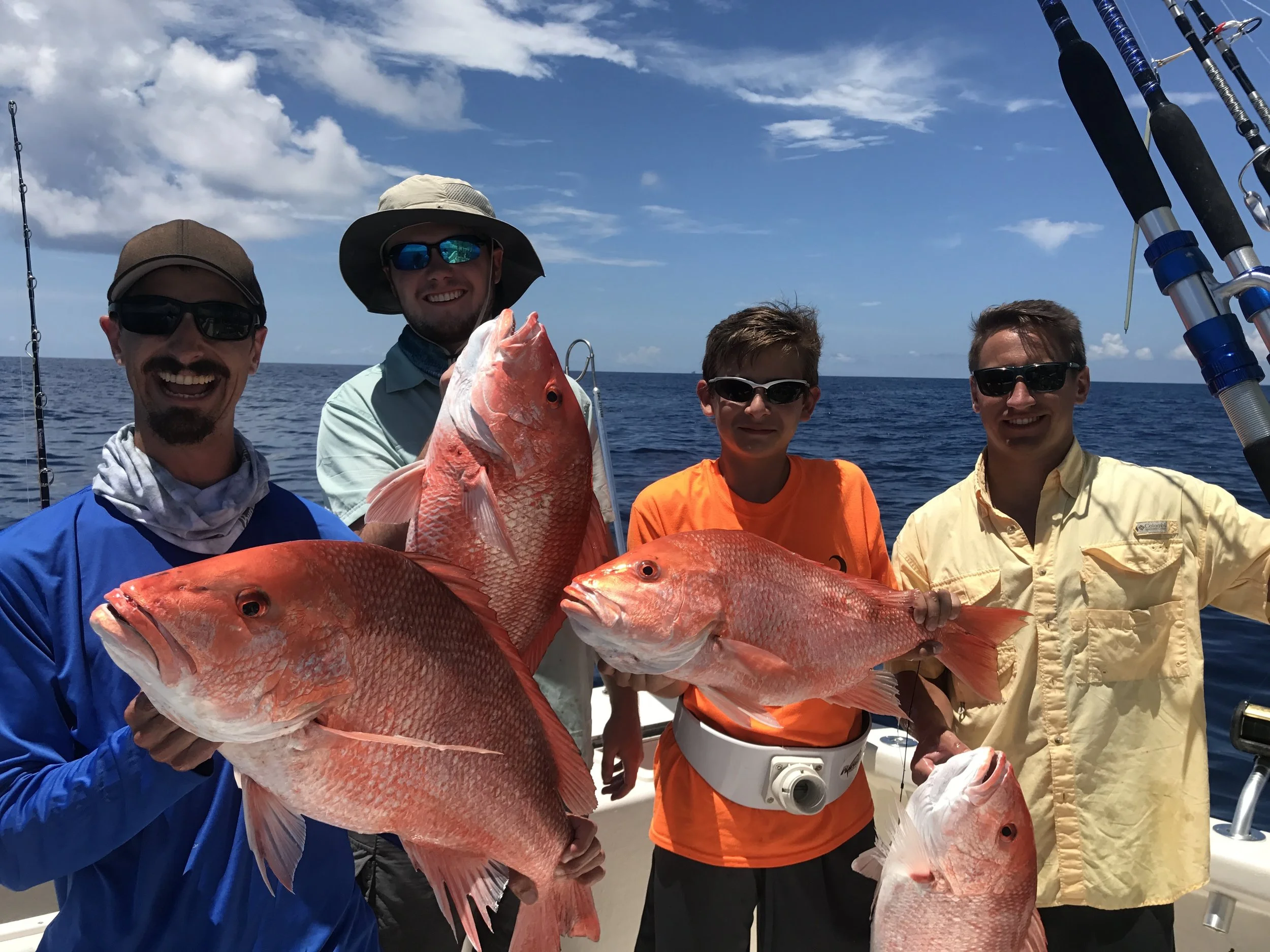 Atlantic Snapper Grand Isle with the Team