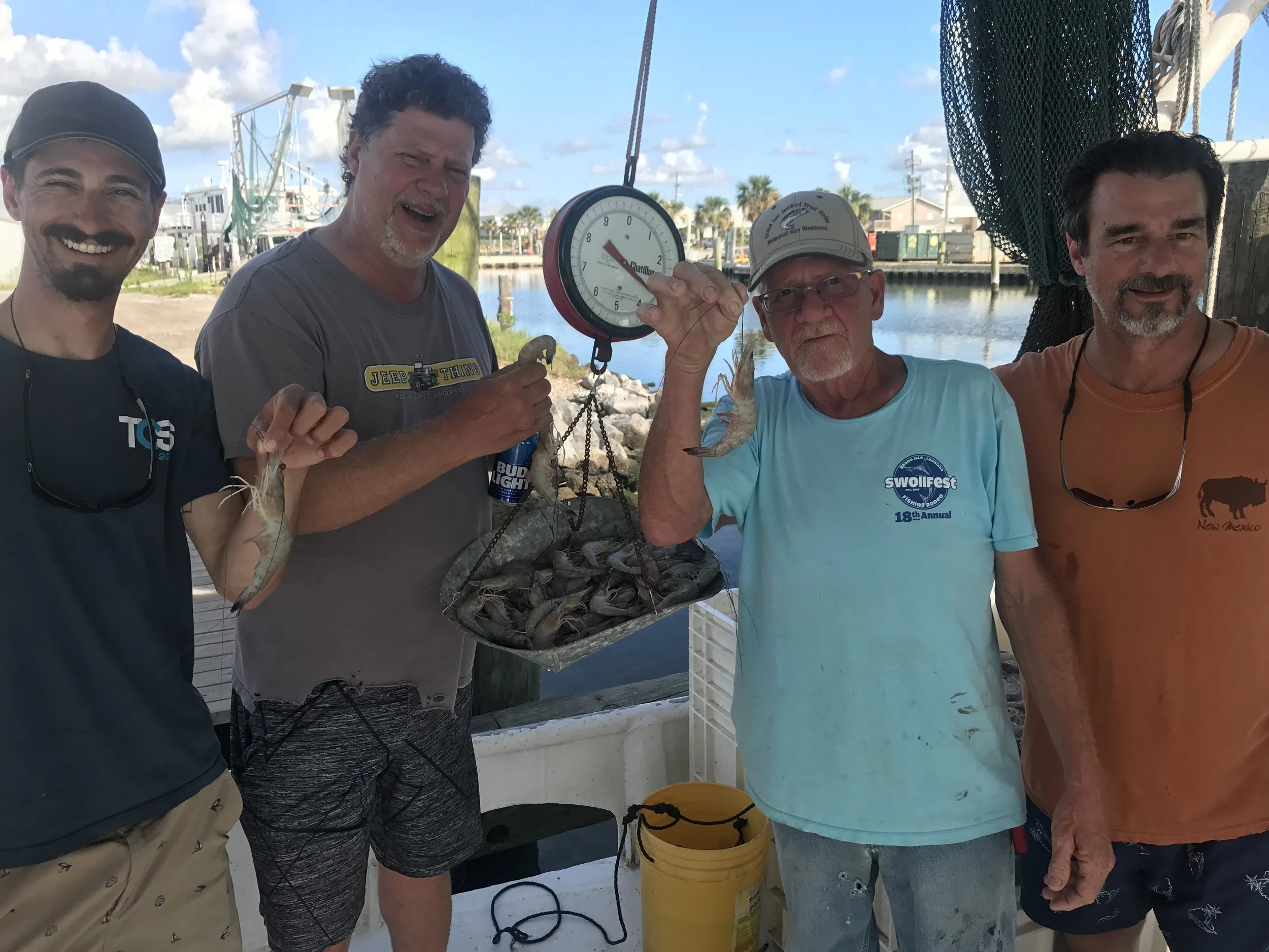 Mr. Jimmy Has the Shrimp in Grand Isle