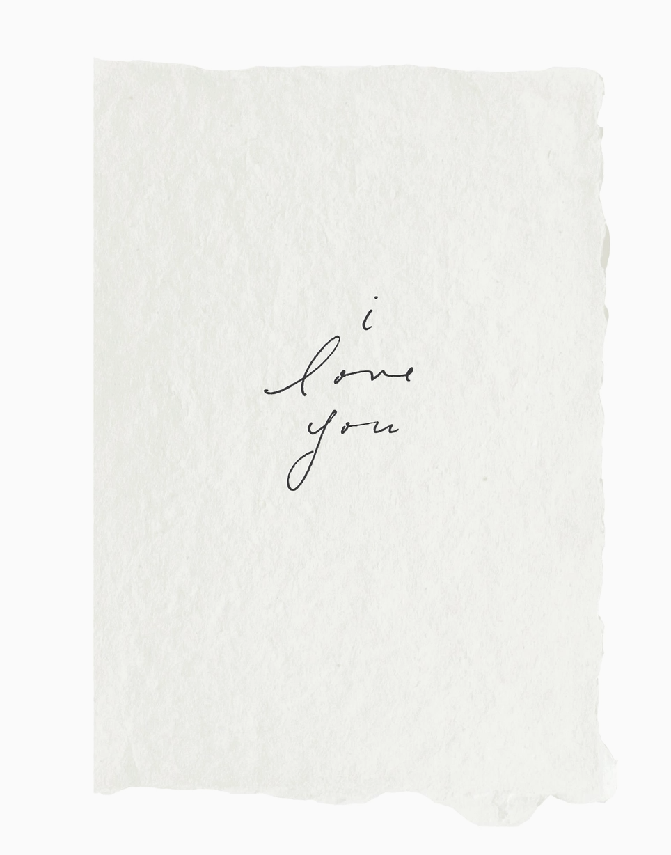 I love you Card