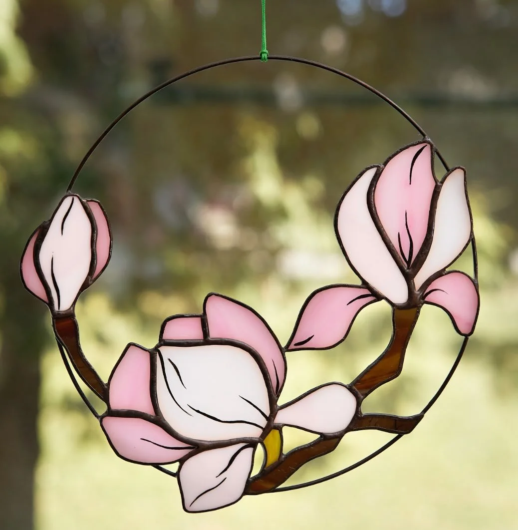 Magnolia Madness. Fill in your basket. Suncatchers at Cercie + Co. Made by hand in Poland.