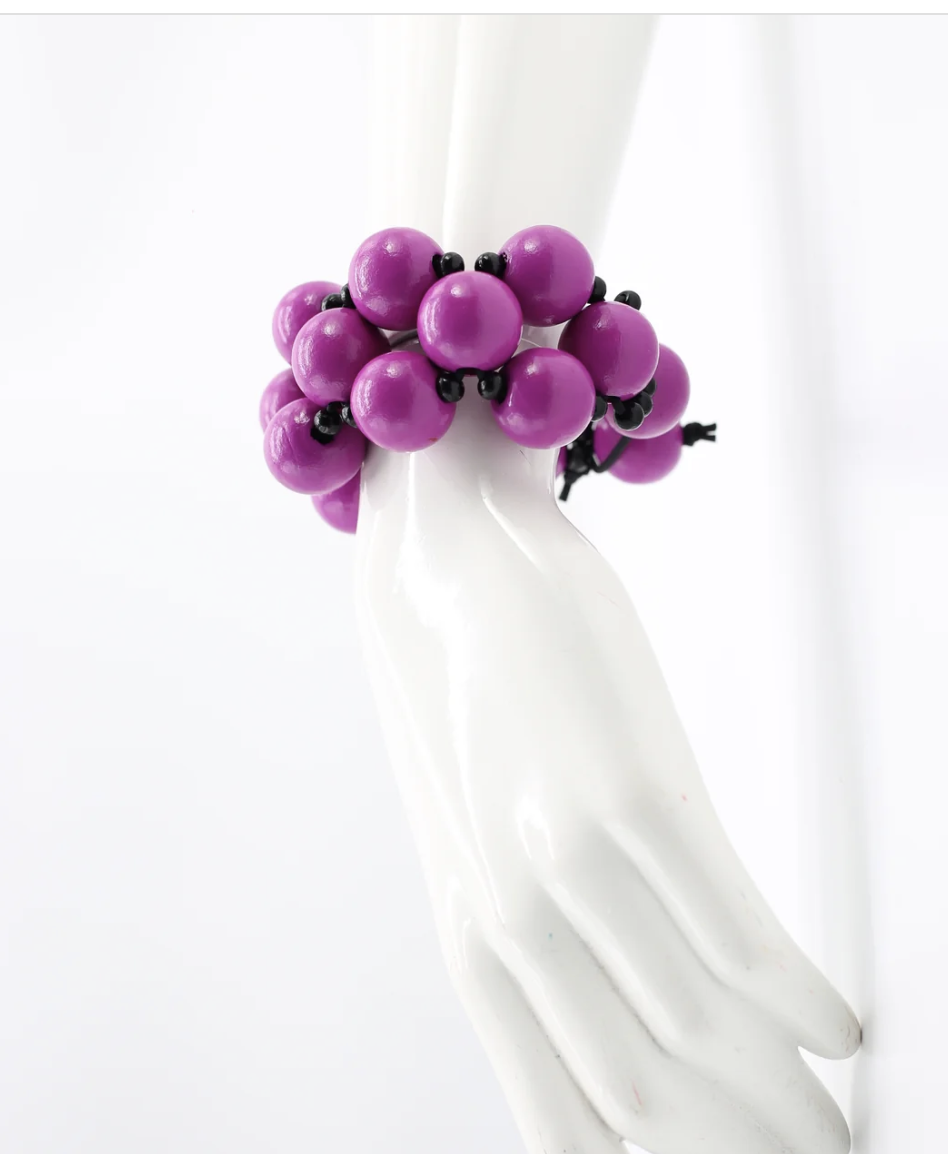 Cherry Blossom Bracelet from Recycled Wood - 3 colorways