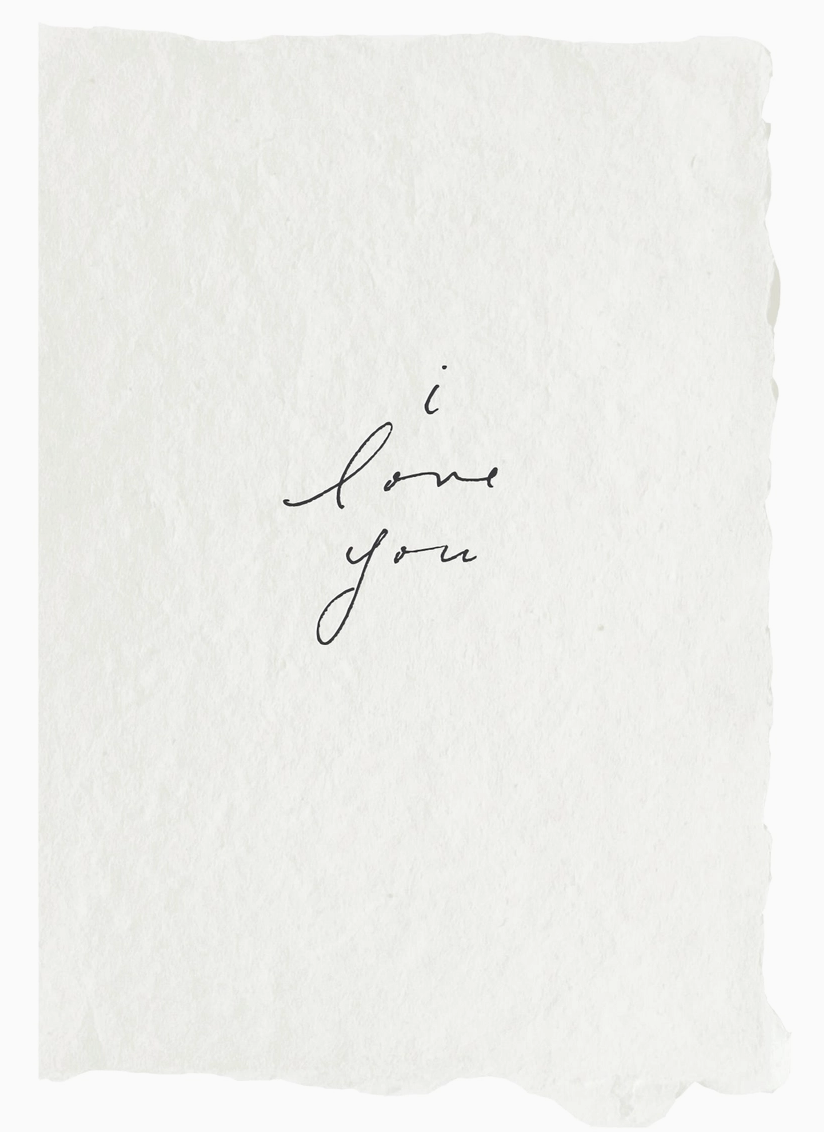 I love you Card