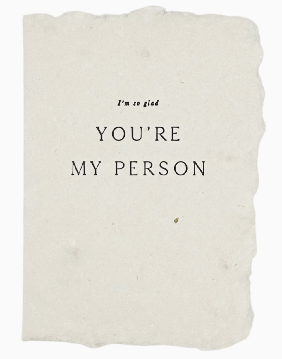 You're My Person Card