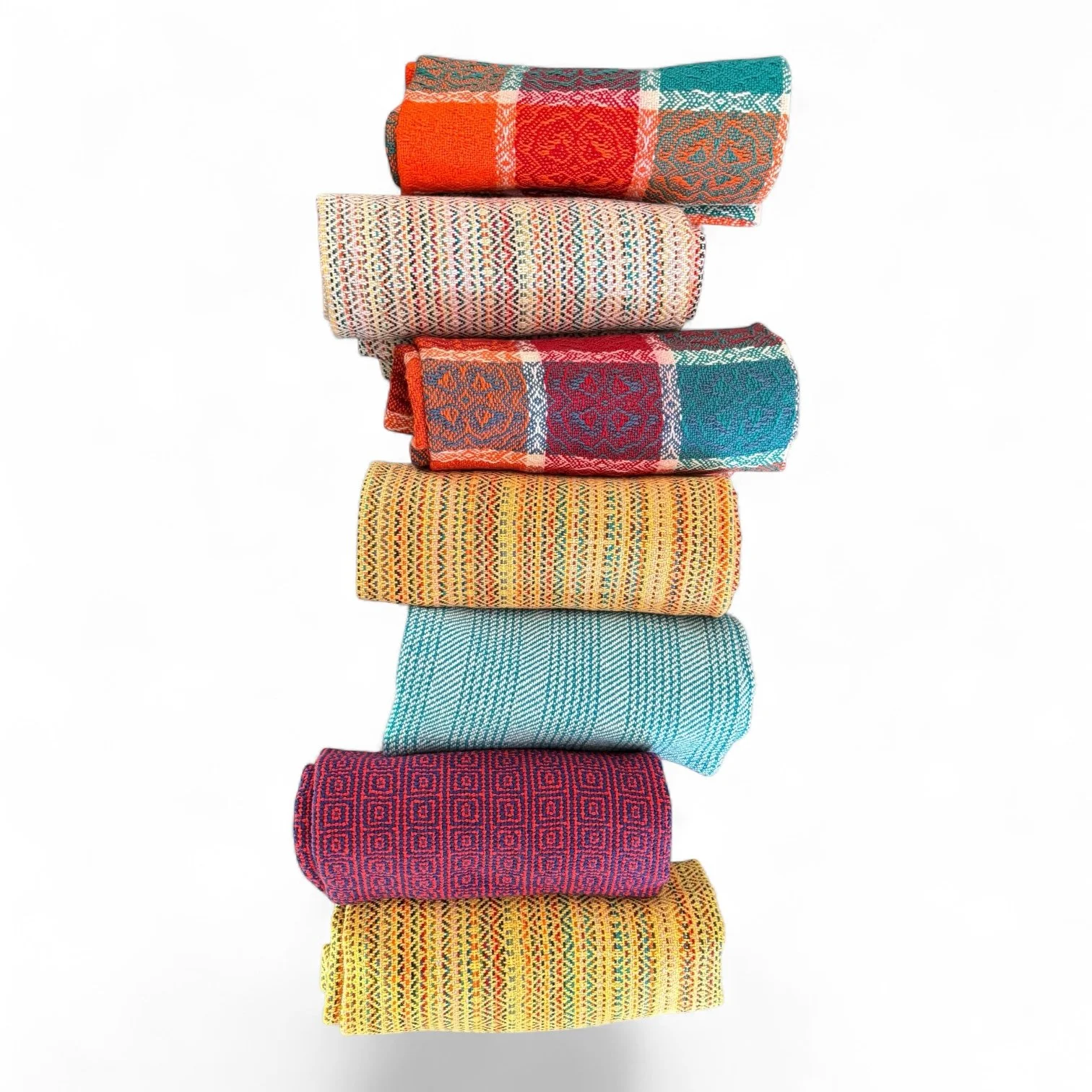 Loom Woven Cotton Hand Towel - unique size 20 x 28 in.