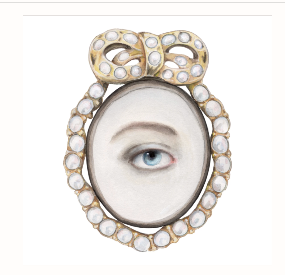 No. 19 Lover's Eye Watercolor Archival Print