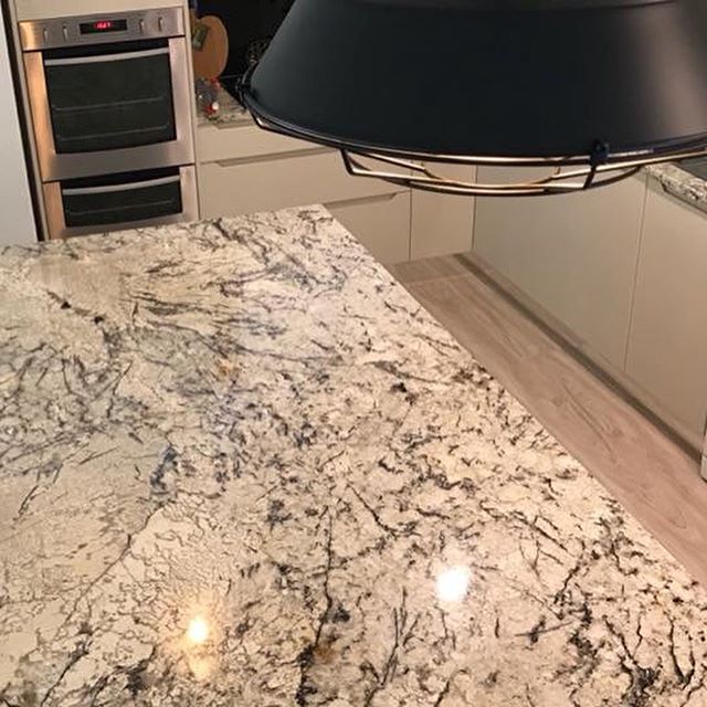 &lsquo;Arctic Cream&rsquo; Granite benchtops recently installed in a beautifully renovated home in the Clarence Valley. Can&rsquo;t beat the beauty and depth of natural stone #lifestylestone #stonemason #stonebenchtops #granitebenchtops #stone #islan