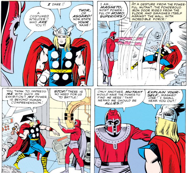 “You withstood magnetism? You must be a mutant!”