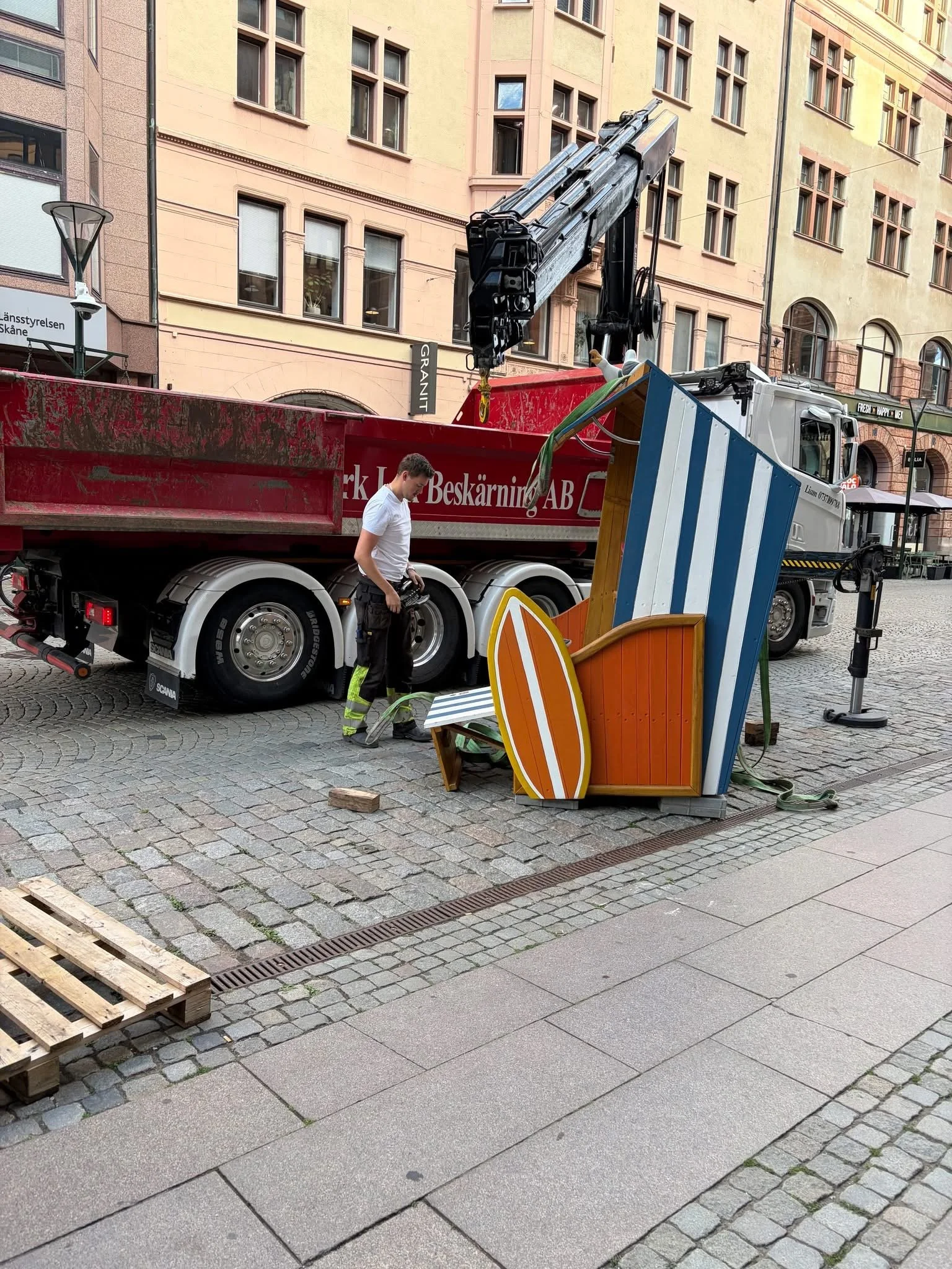 Vår lastbilschaufför  