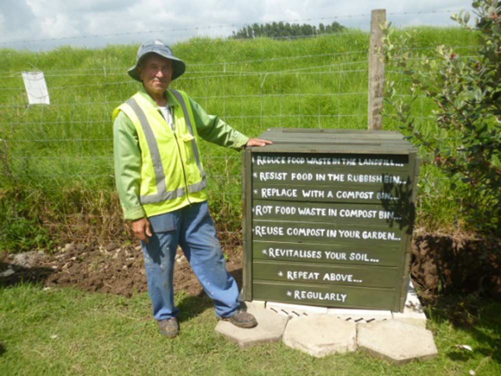 P.W/CReW’s active composting system
