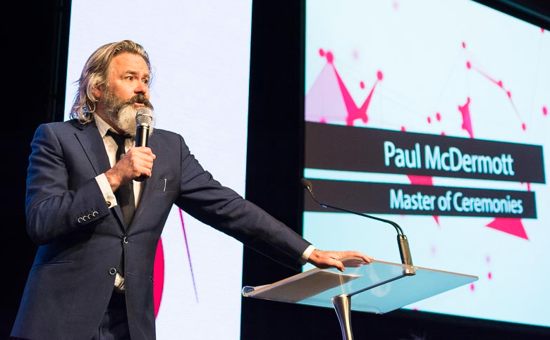 Paul McDermott - MC at the 2017 EISSI Awards night