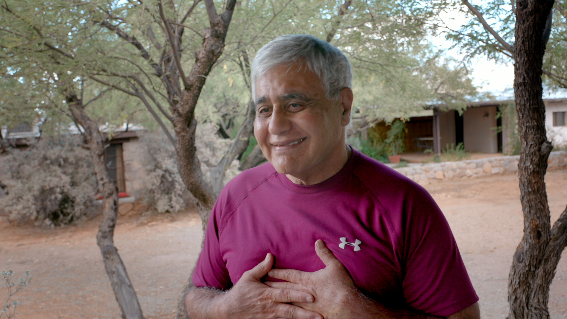 Film participant Ed hands on heart learned to love