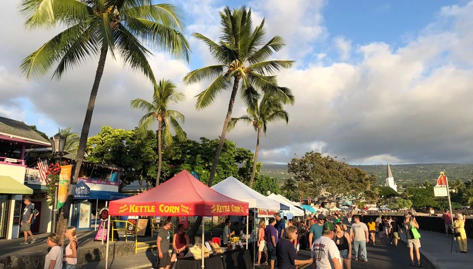 Kokua Kailua Village Stroll in Downtown Kona
