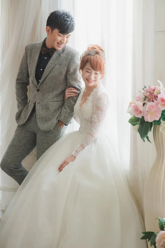 一輩子就這麼一次，謝謝白宮婚紗圓了我當公主的夢 新秘彩妝