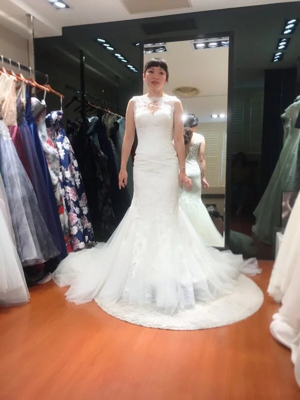 推》禮服試穿 IN 台中白宮精品婚紗😘