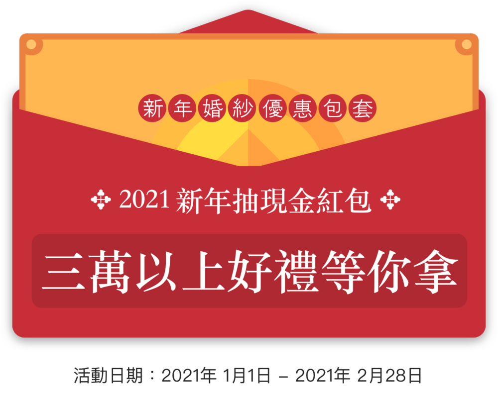 2021來店即贈6大來店禮＋紅包抽獎