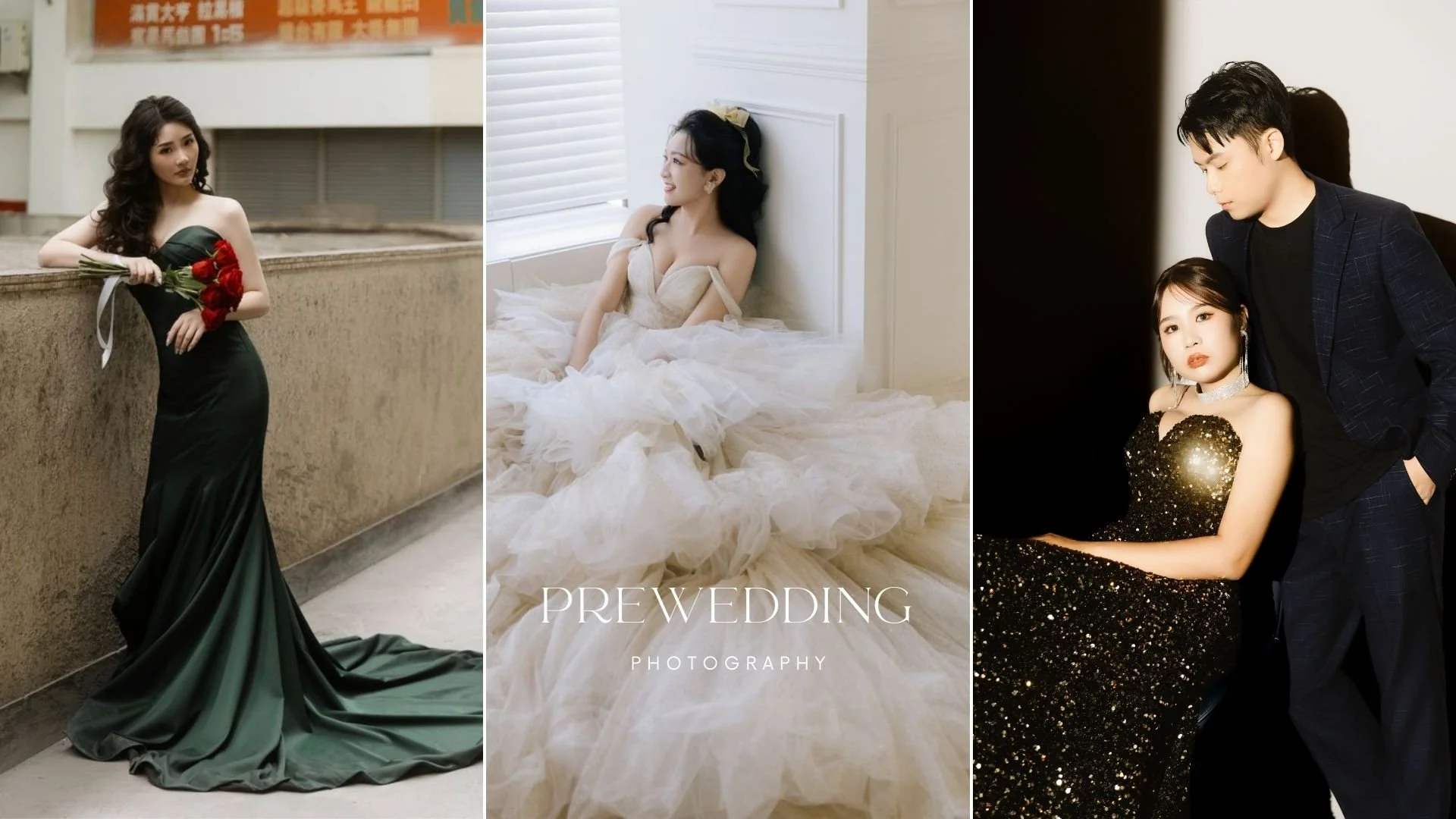 別再只穿白紗！小麥肌新娘最顯白的5種婚紗顏色