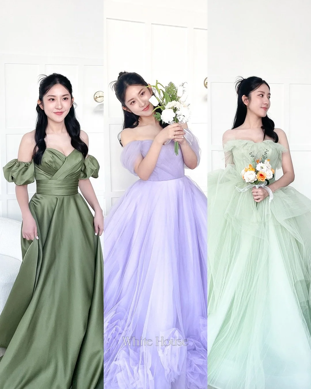 想擁有一場擁抱全新自己的婚禮🪄
不管是美夢實現或是那浪漫的曇花一現
穿上婚紗的妳 就是那個最閃耀的自己💖
-
🪄擁有低調不張揚的絲緞迷人光感是它天生的優勢
在無數個燈光聚焦下 打造出完美的瞬間
褪去手袖 俐落的剪裁搭配立體折線為新娘氣場增添了伏筆🦋

🪄飄逸的輕盈薄紗鋪疊 堆疊出夢幻的樣貌
像闖入叢林的公主 用那最純粹的想像
勾勒出甜美空靈的瞬間✨

🪄是誰在她身上上了一道曚曨的撩人濾鏡
夢幻的薰衣草紫帶出少女的純真氛圍
順勢而下的裙擺開出了花 繁花盛開的樣子
象徵著女人對於婚禮的渴