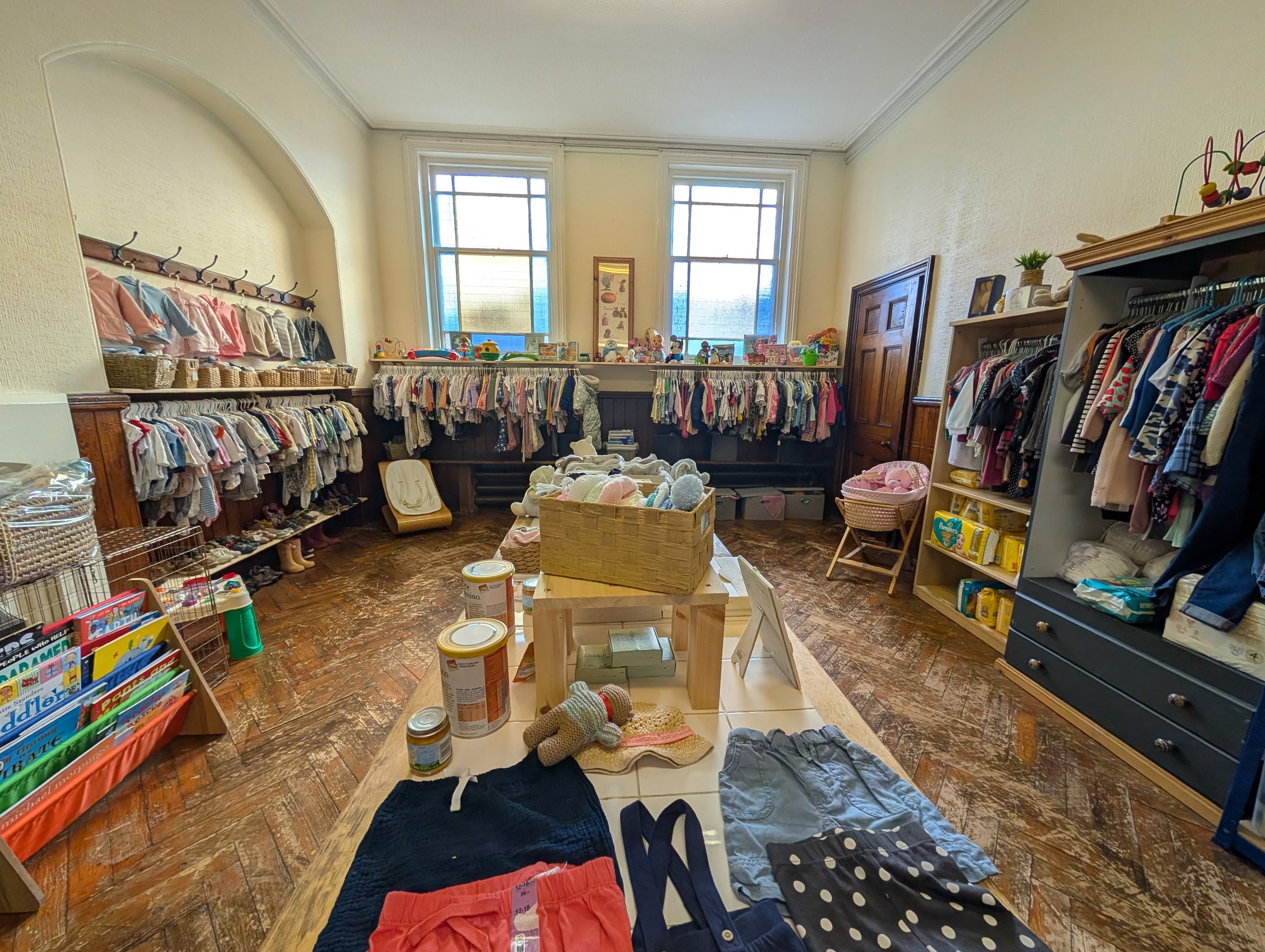 The Growbaby Darlington shop, a free baby bank ran by Darlington Vineyard Church
