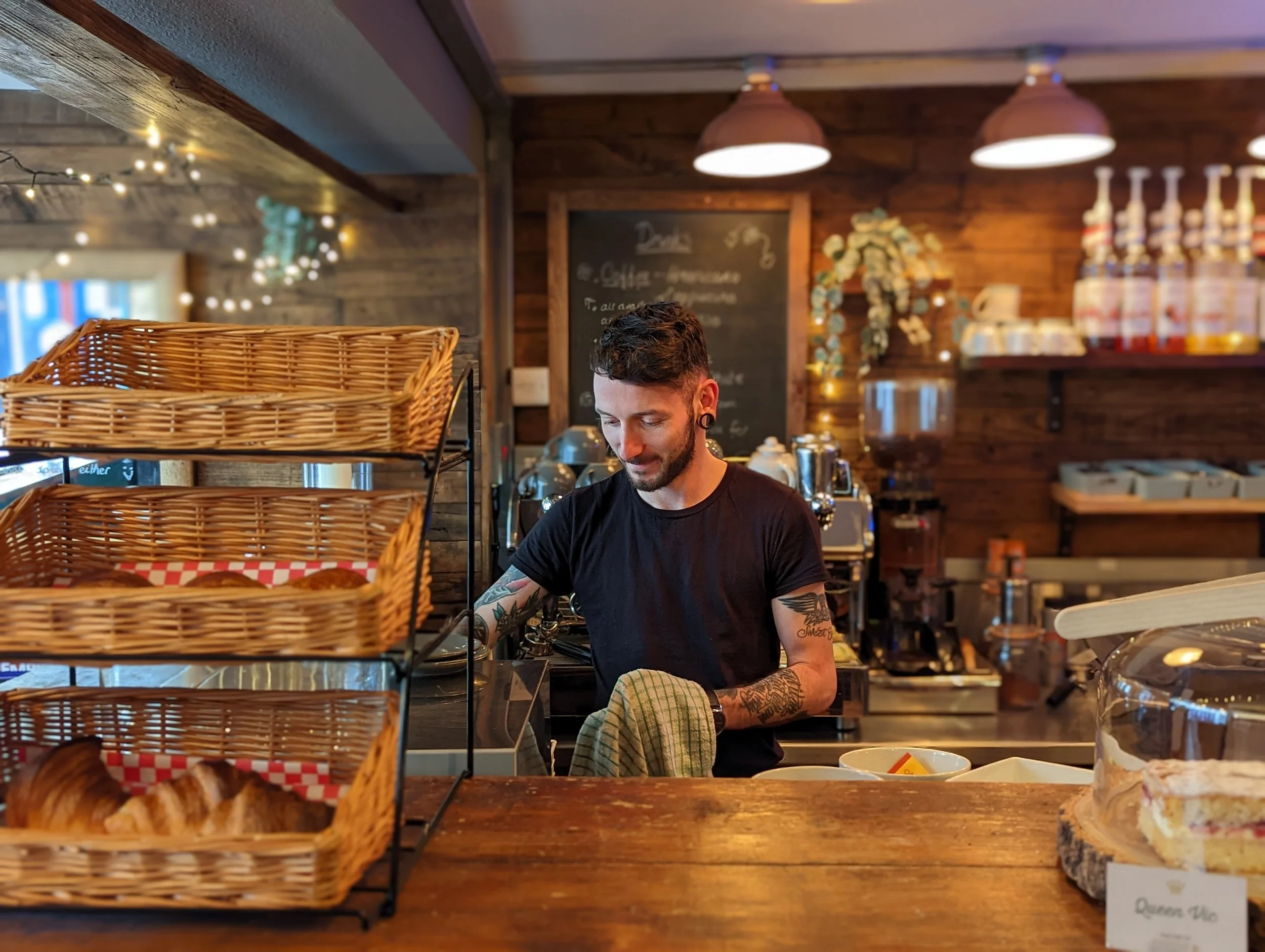 The Operations Lead at Vineyard Cafe, Darlington.