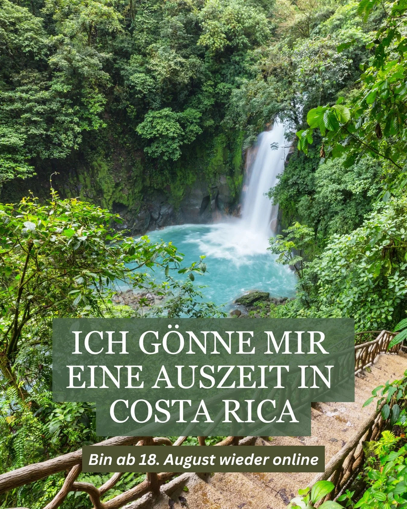 Ich gönne mir eine kleine Auszeit in Costa Rica 🌿☀️
Ab dem 18. August bin ich wieder online und für euch da.
In der Zwischenzeit:
📌 Die Herbstkurse & Retreats sind bereits fixiert!
Nutze die Zeit und melde dich an – alle Infos