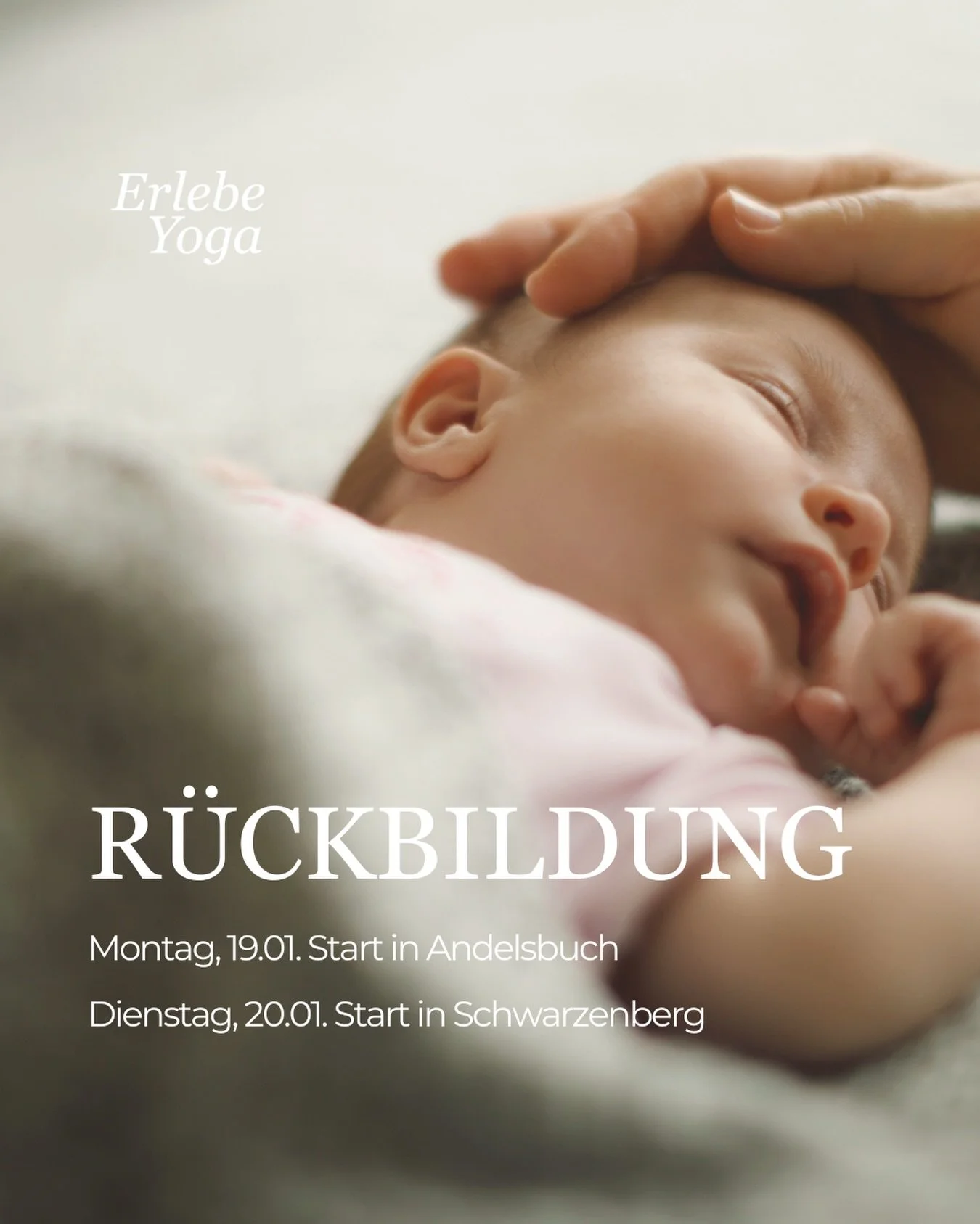 R&uuml;ckbildungskurs &ndash; Start am 19. &amp; 20. Januar 2026
Die Zeit nach der Geburt ist etwas ganz Besonderes ✨
 
Dein K&ouml;rper hat Gro&szlig;artiges geleistet &ndash; und jetzt darfst du wieder im Mittelpunkt stehen. 

Sich nach der Geburt 