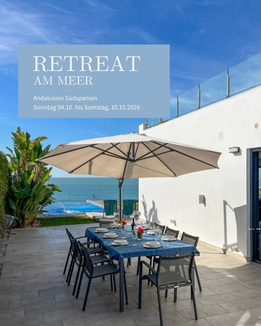 Andalusien &ndash; eine Auszeit f&uuml;r K&ouml;rper, Geist &amp; Seele ✨

Sonne, Bewegung, Ruhe und bewusste Zeit f&uuml;r dich &ndash; Alle Infos zum Retreat in Andalusien findest du auf den Slides 🤍

Wenn du Fragen hast oder dabei sein m&ouml;cht