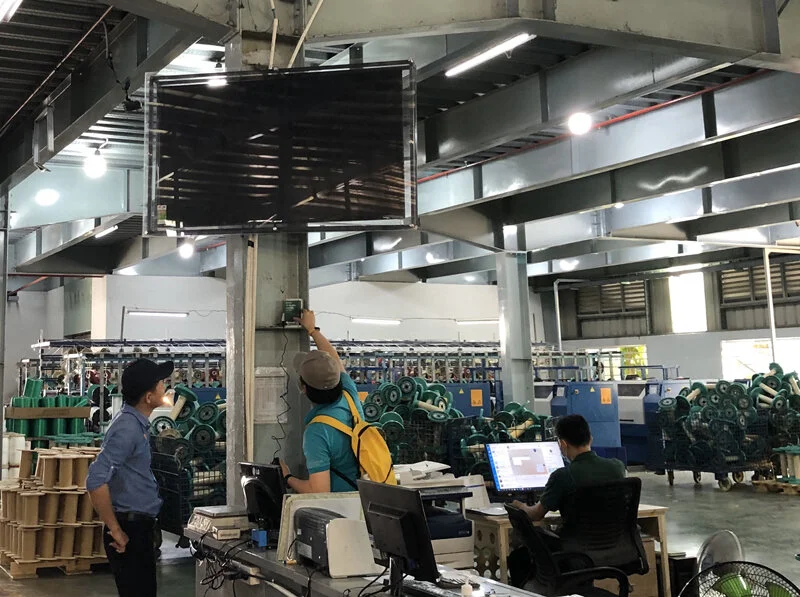 tMonitor quan trắc chất lượng không khí trong các khu công nghiệp