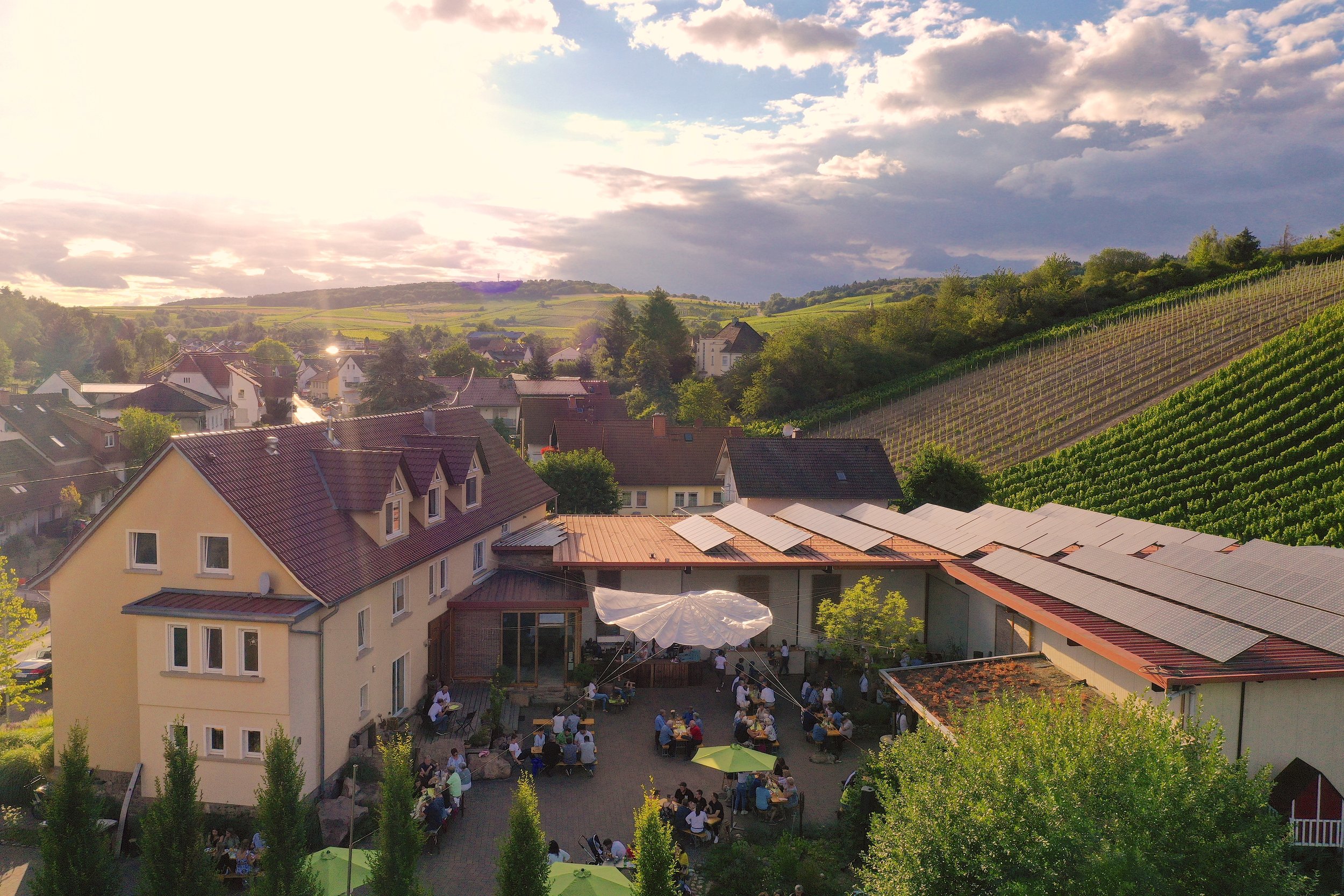Weinhöfefest rund um die Burg Layen