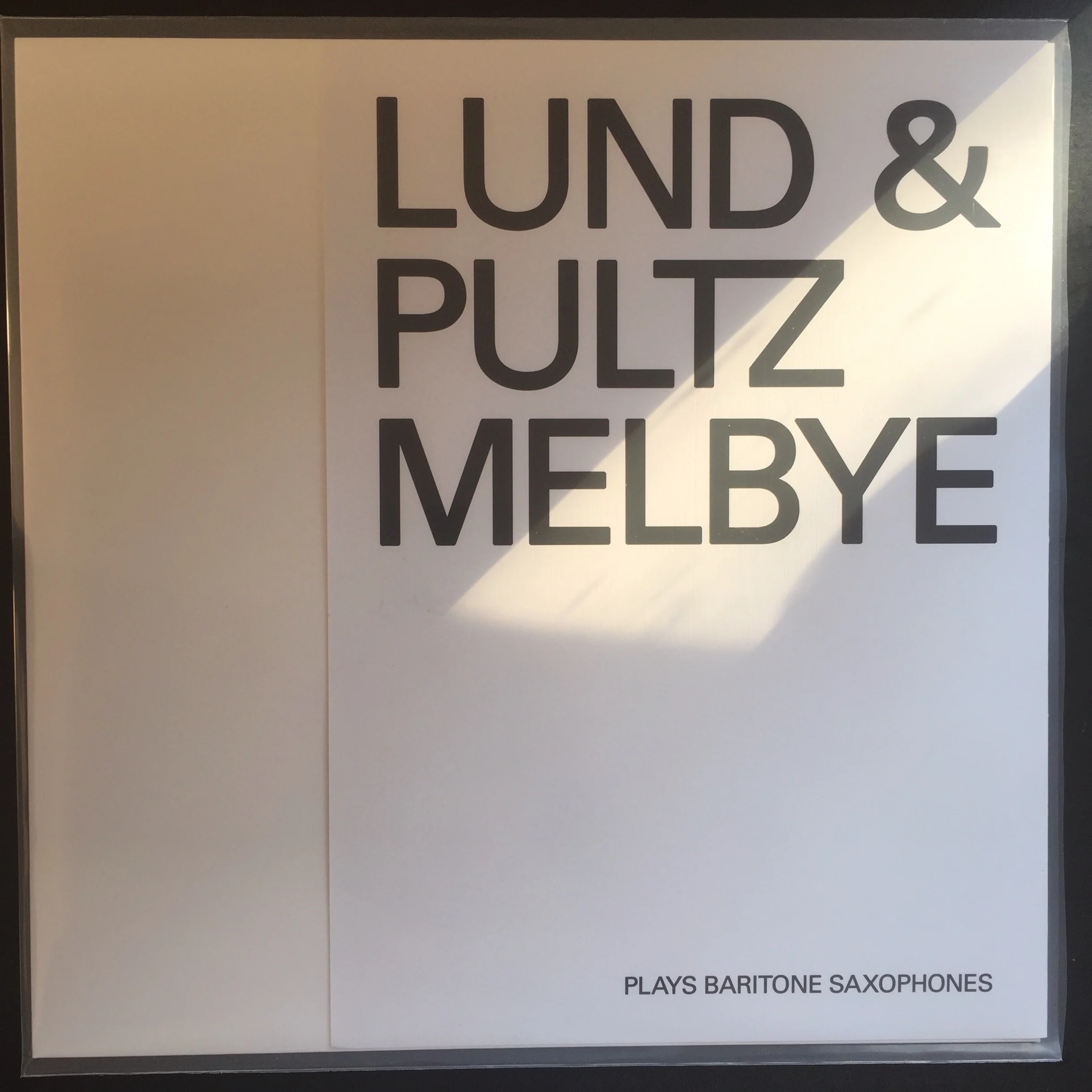 Lund / Pultz Melbye - Plays Baritone Saxophones (Svala Records / Aether Productions 2018)  Johs Lund &amp; HPM: Baritone saxophones