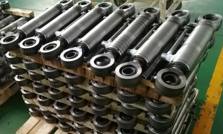 welded hydraulic cylinders production